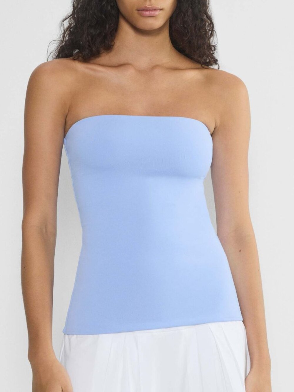 Aritzia Babaton Original Contour Hip Tube Top - Dayflower Blue - Size Medium